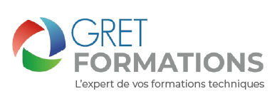 Logo GRET (Groupement Régional l'Equipement Technique du Bâtiment Nord Pas de Calais)